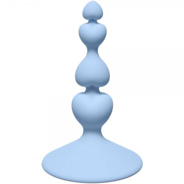 Пробка рельефная "First Time" голубая, мини 