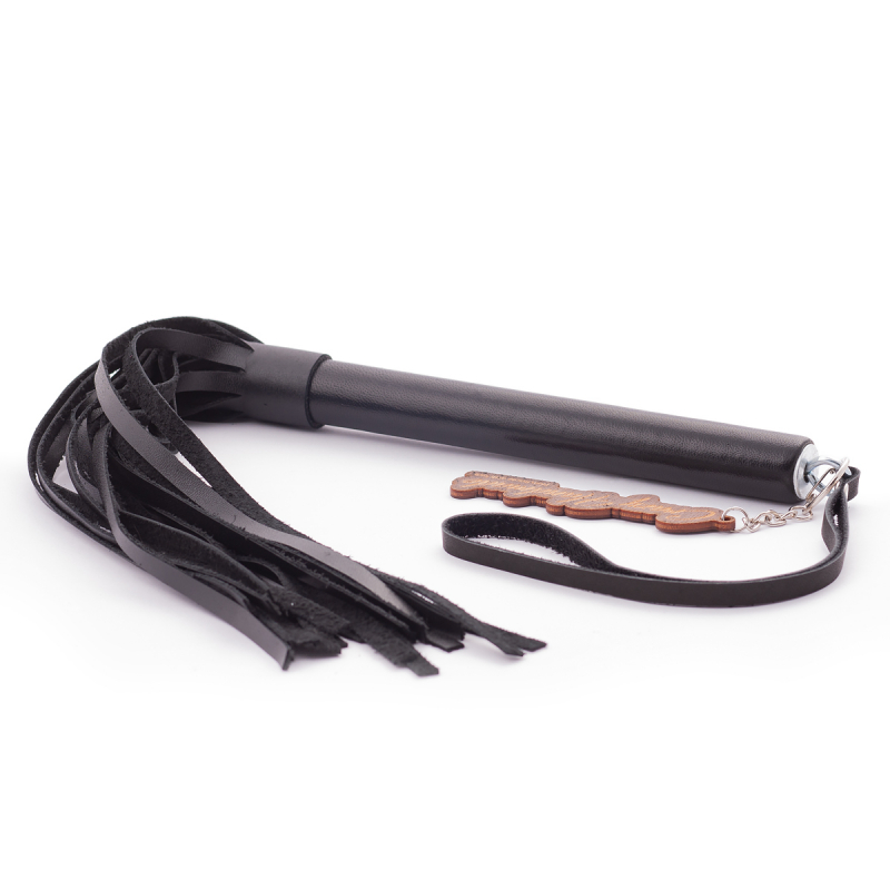 Классическая плеть-многохвостка "Crazy Handmade" черная 