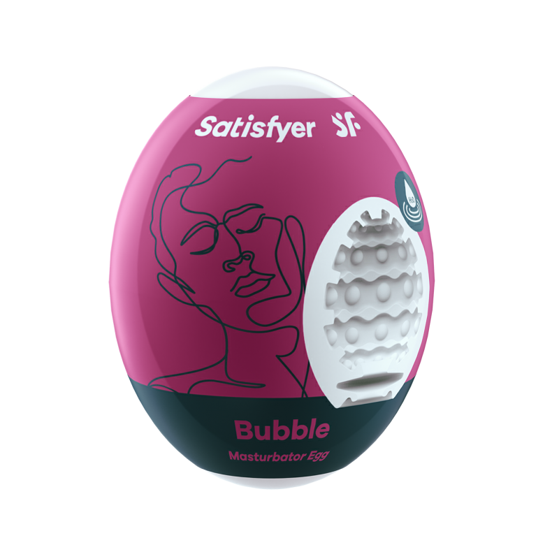 Мастурбатор с самолубрикацией "Satisfyer Bubble"  