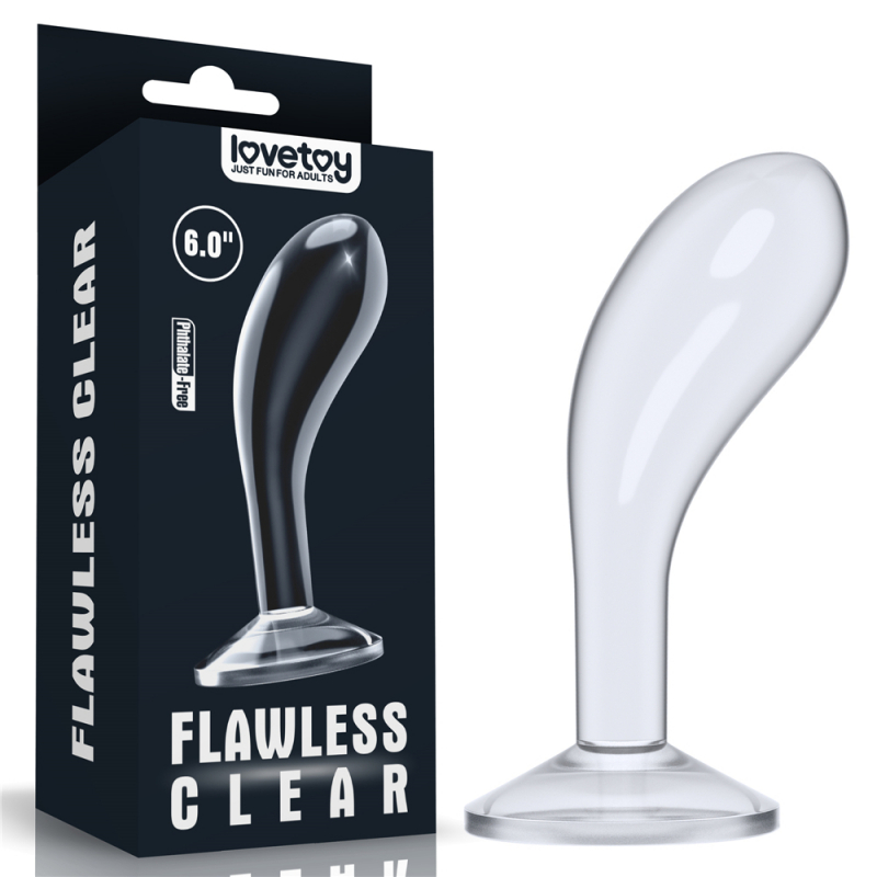 Пробка с увеличенной головкой "Flawless Clear 6" на присоске 